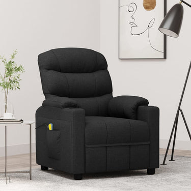 Fauteuil de massage tissu noir