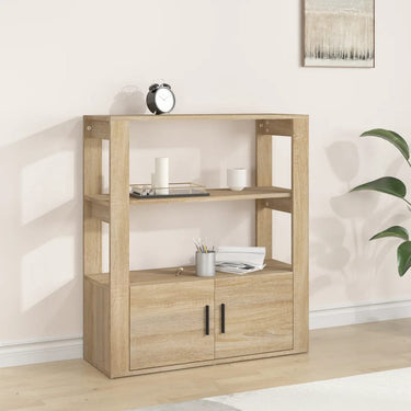 Sideboard Sonoma-Eiche 80x30x90 cm Holzwerkstoff