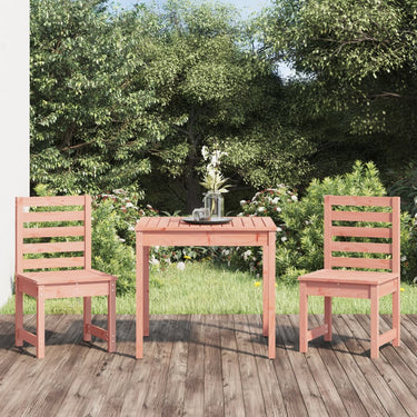 Ensemble de bistrot de jardin 3 pcs noir bois de pin massif