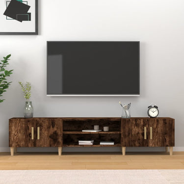 TV-Schrank Räuchereiche 180x31,5x40 cm Holzwerkstoff