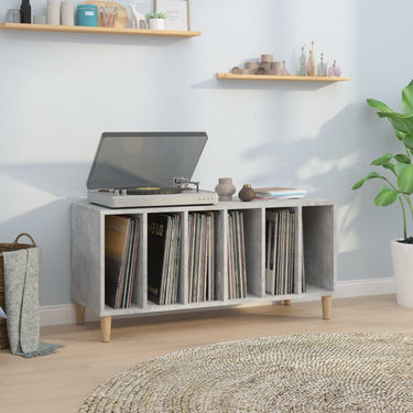 Plattenschrank Betongrau 100x38x48 cm Holzwerkstoff