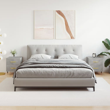 Nachtkastjes 2 st 40x35x47,5 cm bewerkt hout