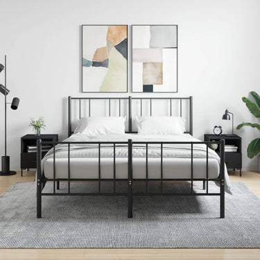 Tables de chevet 2 pcs 40x35x47,5 cm bois fini couleur chêne