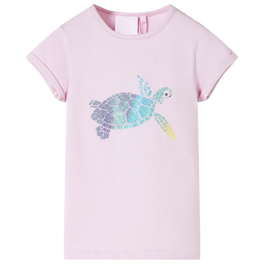 Kindershirt 104 felroze