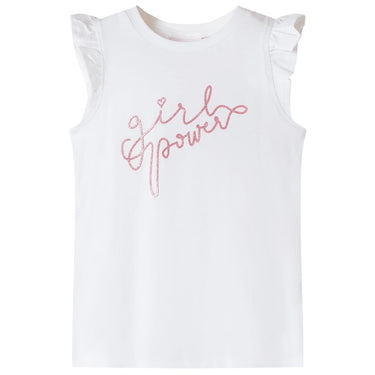 Kindershirt met ruches aan de mouwen 104