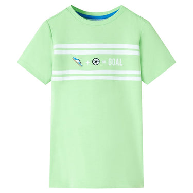 Kinder T-Shirt Neongrün 140