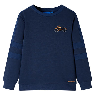 Kinder-Sweatshirt Dunkelgrün Melange 104