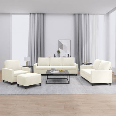3-piece Lounge Set with velvet cushions