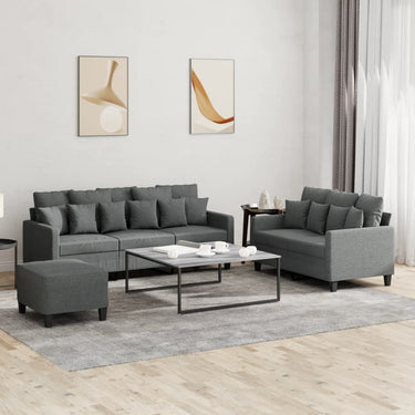 2-piece lounge set with fabric cushions