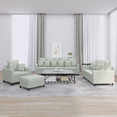 3-piece Lounge Set with velvet cushions