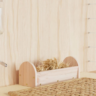 Hooiruif voor konijnen 44x33x33 cm massief vurenhout