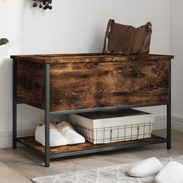 Banc de rangement chêne sonoma 100x42,5x47 cm bois d'ingénierie
