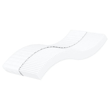 Matelas en mousse blanc 90x210 cm dureté H2 H3