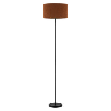 Home Sweet Home Cylindrische Corduroy Vloerlamp - Brown - ø40 x 165cm