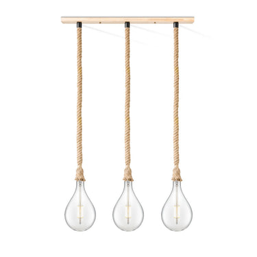 Home Sweet Home hanglamp Leonardo Pear - 3L G160 - dimbaar E27 helder