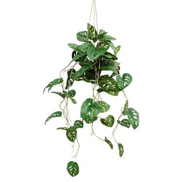 Monstera Monkey Bush Kunst Hangplant 95cm