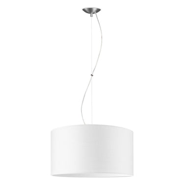 Home Sweet Home hanglamp Deluxe met lampenkap, E27, wit, 50cm