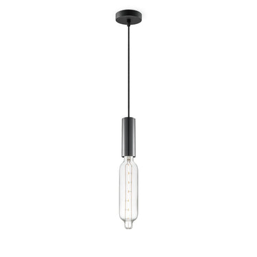 Home Sweet Home hanglamp zwart Saga Tube - G78 - dimbaar E27 helder