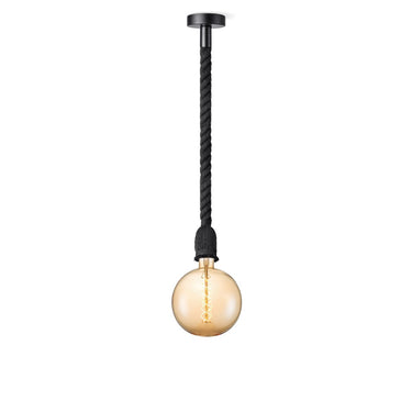 Home Sweet Home hanglamp zwart Leonardo - - dimbaar E27 amber
