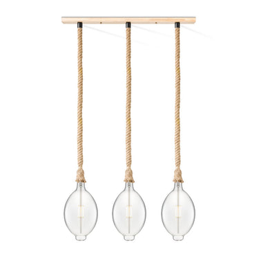 Home Sweet Home hanglamp Leonardo Ovaal - 3L G180 - dimbaar E27 helder