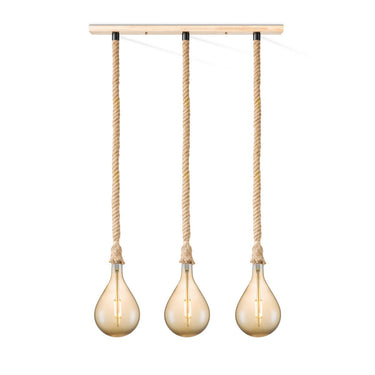 Home Sweet Home hanglamp Leonardo Pear - 3L G160 - dimbaar E27 amber